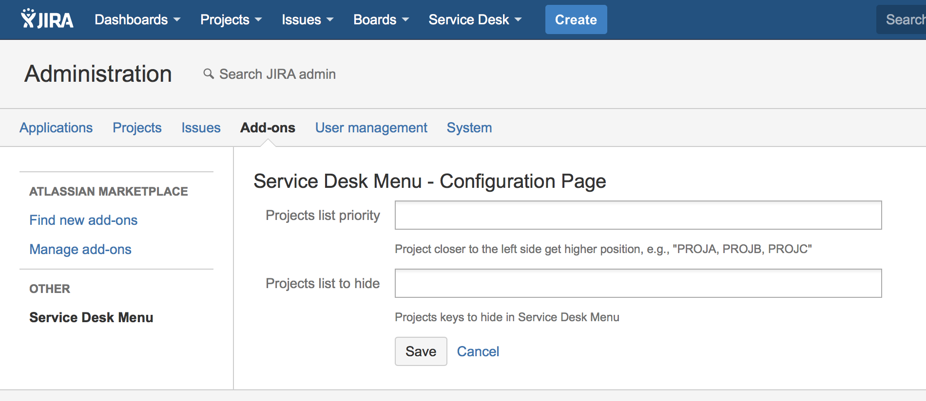 Service Desk Menu For Jira It Lab Adam Labus